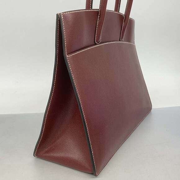 Hermes Hermès handbag, White Bass GM, Couchvel, Rouge H, E stamp, women's - Picture 2 of 16